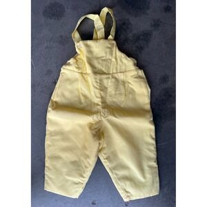 Walter J. Munro Overalls Yellow Large Corduroy Quilted Baby Toddler Bib Pants
